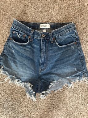 Abercrombie & Fitch Women's curve love high rise mom shirt sz 27